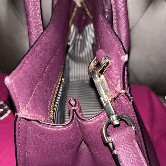 Kate Spade Cameron Large Satchel Burgundy - Picture 5 of 7